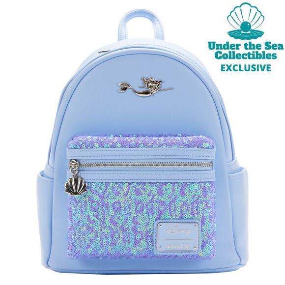 NWT Little Mermaid Loungefly Exclusive Backpack - Picture 1 of 8
